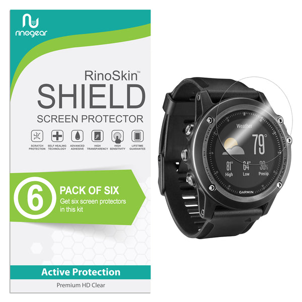 Garmin Fenix 3 HR Screen Protector - 6-Pack